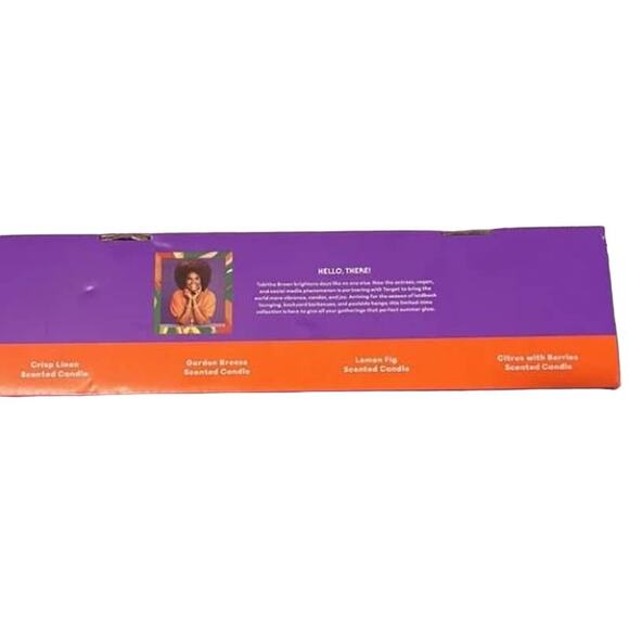 New Tabitha Brown 4 Piece Set Scented Candle Set - Picture 4 of 5